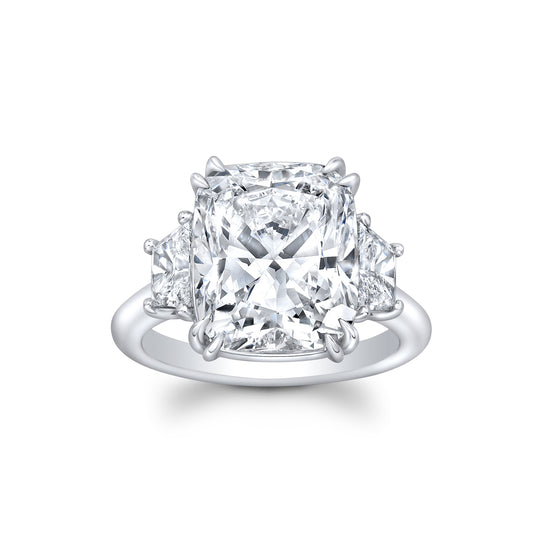 8CT Cushion Cut Diamond Ring