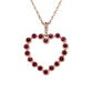 Ruby Heart Pendant