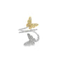 Fancy Yellow and White Diamond Butterfly Ring