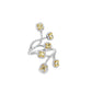 Yellow Diamond Branches Ring