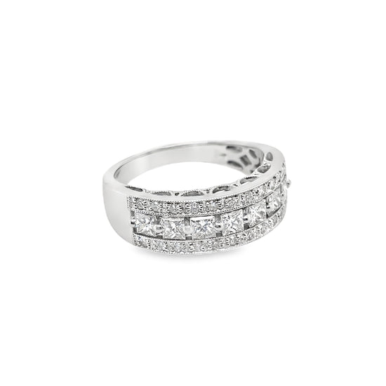 Princess Cut Diamond Band