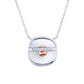 Brandon Boswell Purplish-Pink Diamond and Paraiba Halo Pendant