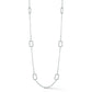 7.37CT Pave Link Diamond by the Yard Necklace