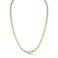 Bezel Set Diamond and Heart Shaped Center Stone Necklace