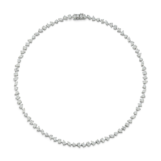 Multi-Shape Diamond Necklace