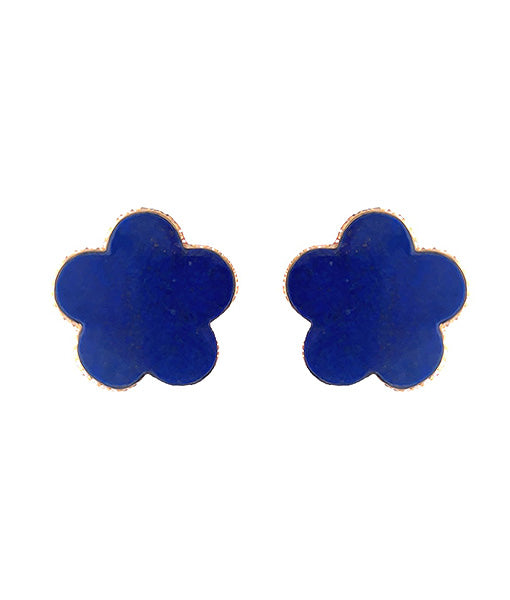 Piranesi Small Lapis Lazuli Flower Earrings
