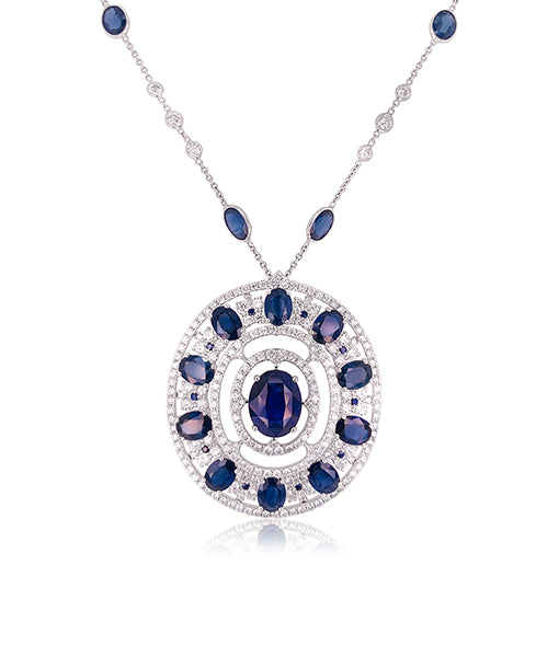 Piranesi 26CT Sapphire Pendant