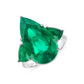 Emerald Platinum Ring