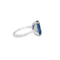 4CT Cushion Cut Sapphire Ring