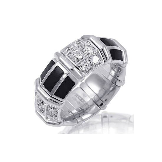 Picchiotti Xpandable™ 1.63CT Diamond & Onyx Fashion Ring in White Gold