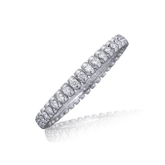 Picchiotti Xpandable™ 11.97CT Round Cut Diamond Tennis Bracelet