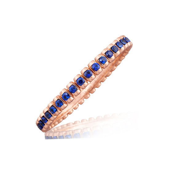 Picchiotti Xpandable™ 14.59CT Sapphire and Diamond Tennis Bracelet