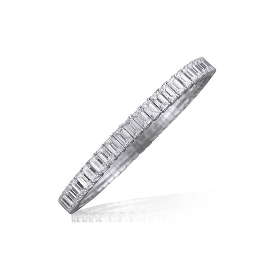 Picchiotti Xpandable™ 22.24CT Emerald Cut Diamond Tennis Bracelet
