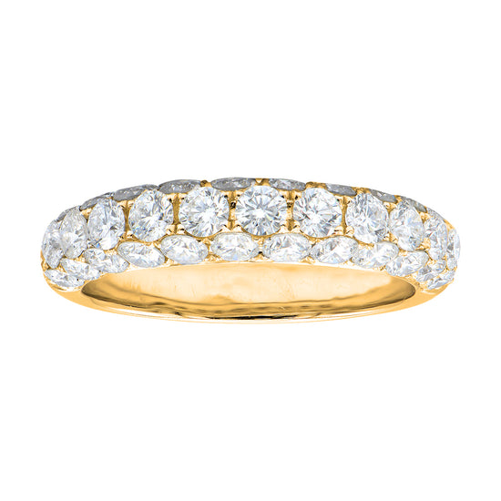 All Around Diamond Ring in Yellow Gold