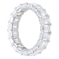 7 CT Emerald Cut Diamond Eternity Band