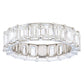 7 CT Emerald Cut Diamond Eternity Band