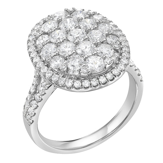 Diamond Disk Ring