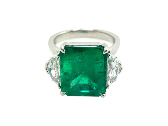 Piranesi Octagonal Emerald Ring
