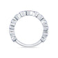 Brandon Boswell Halfway Eternity Band with Argyle Pink Diamond Center Stone