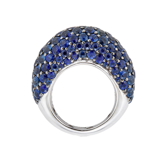 Piranesi Large Dome Ring in Sapphire