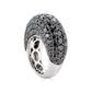Piranesi Large Dome Ring in Black Diamond