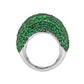 Piranesi Large Dome Ring in Tsavorite