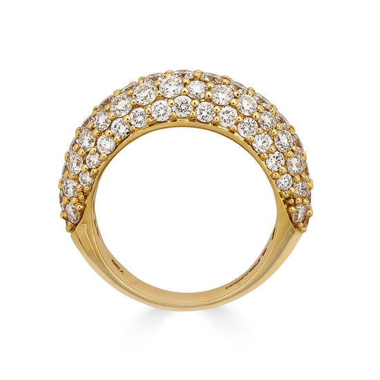 Piranesi Small Dome Ring in Yellow Gold