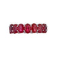 Piranesi Oval Cut Ruby Eternity Band
