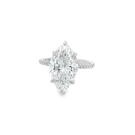 5CT Marquise Diamond Pave Ring