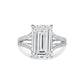 5CT Emerald Cut Diamond Ring