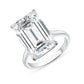 Emerald Cut Diamond Solitaire Ring
