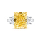 Fancy Intense Yellow Radiant Diamond Ring