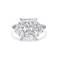 7CT Radiant Diamond Ring