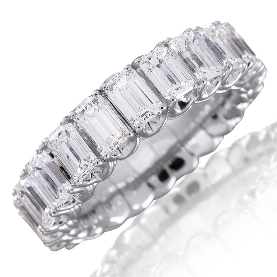 Picchiotti 6.12CT Xpandable™ Emerald Cut Eternity Ring