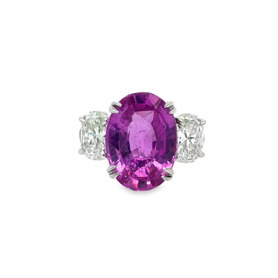 10.12CT Pink Sapphire Ring