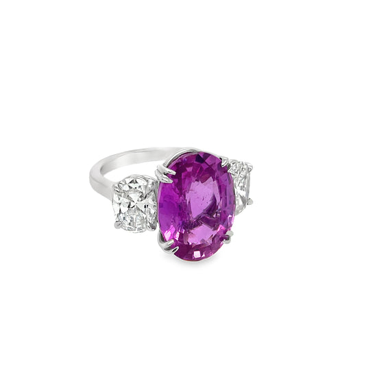 10.12CT Pink Sapphire Ring