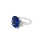 12.28CT Cushion Cut Sapphire Ring