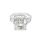 10.06CT Emerald Cut Diamond Ring