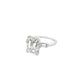 3.48CT Emerald Cut Diamond Ring