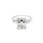 3.48CT Emerald Cut Diamond Ring