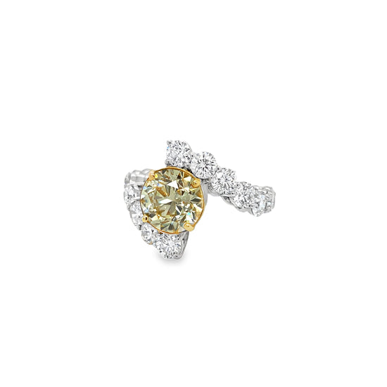 Fancy Intense Yellow Diamond Ring