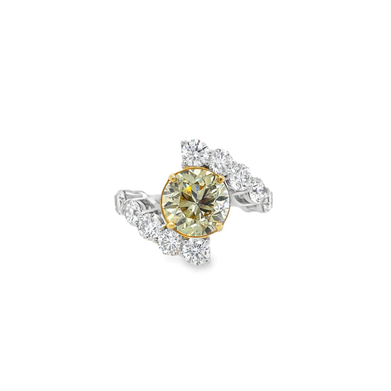 Fancy Intense Yellow Diamond Ring