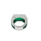 25.71CT Octagonal Emerald Ring