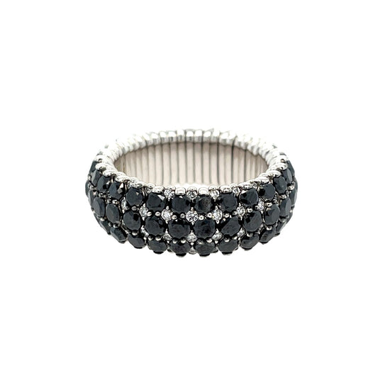 Roberto Demeglio Giotto 8 Black Diamond Stretch Ring
