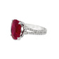 6.95CT Ruby Solitaire Ring