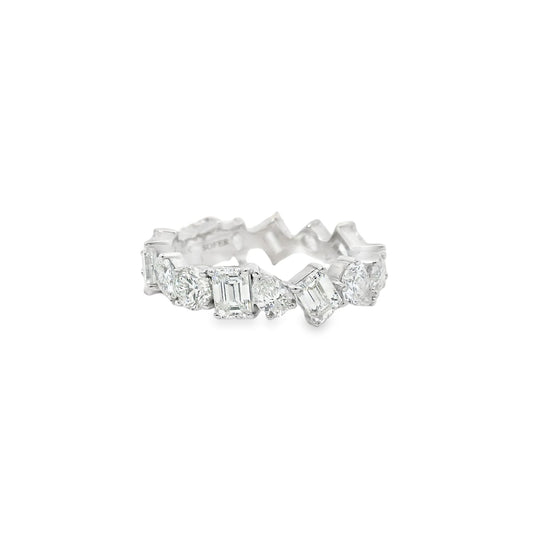 Multi-Shape Diamond Eternity Band