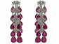 Piranesi Pear Shaped Ruby Hoop Earrings