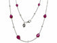 Piranesi Ruby and Diamond Skip Necklace