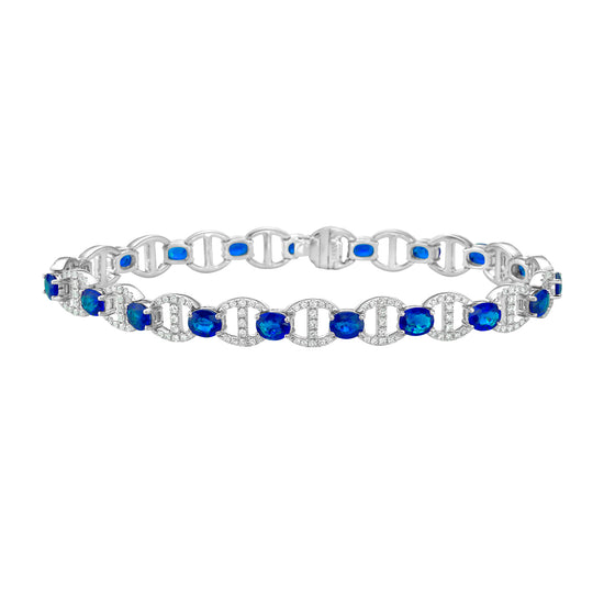 8CT Sapphire Bracelet