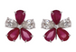Piranesi Ruby Flower Earrings